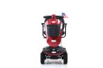 Outdoor compact mobility scooter with windshield ,300W Motor, Travel - Long Range Power Extended Battery with Cup holders & USB charger port,RED