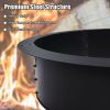 36 inch Round Steel Fire Pit Ring Line for Outdoor Backyard