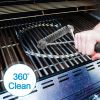 Grill Cleaning Brush; Long-handled Y-shaped Curling Brush; Suitable For Outdoor BBQ