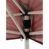 4' x 6' Instant Canopy Outdoor Shade Shelter;  Brilliant Red; Assembled Dimensions :4 ft. x 6 ft. x 85 in.