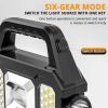 Portable Camping Fishing Multi-Modes Solar Powered USB Rechargeable Light